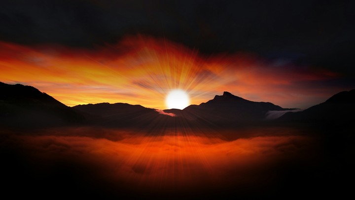 Red morning