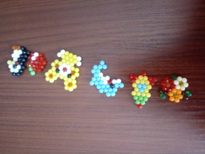 aquabeads pingwin jabłko delfin rakieta kwiaty