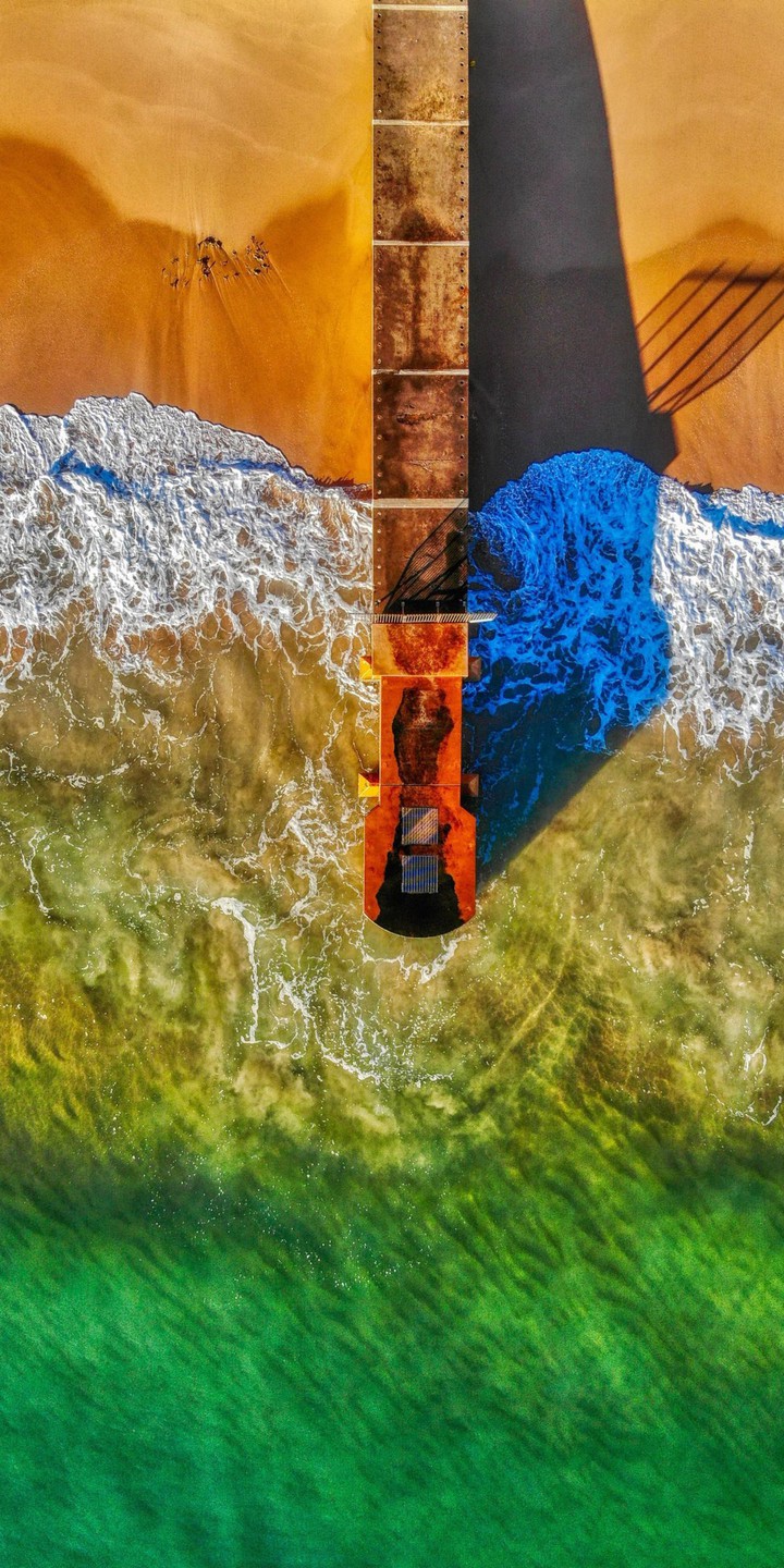 crossing the sea....