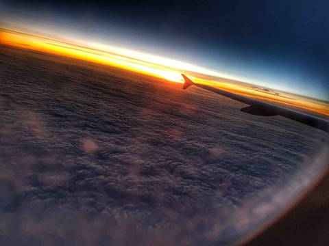between sky and earth