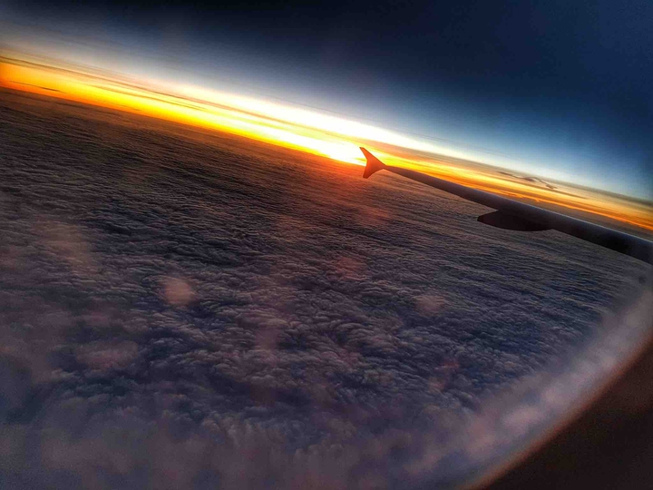 between sky and earth