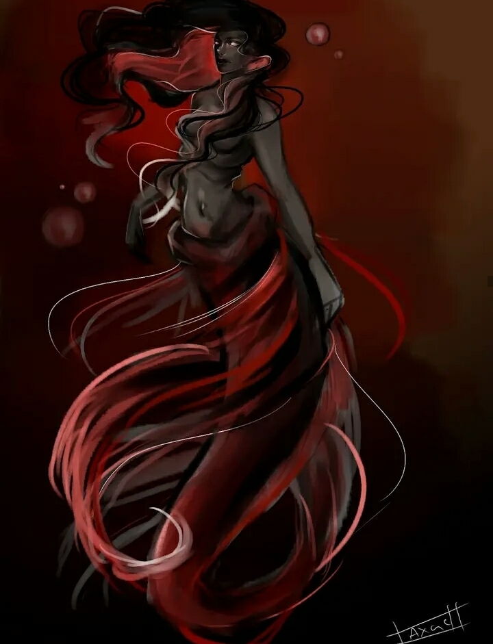 red mermaid