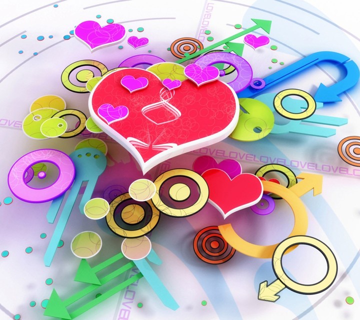 A colorful heart