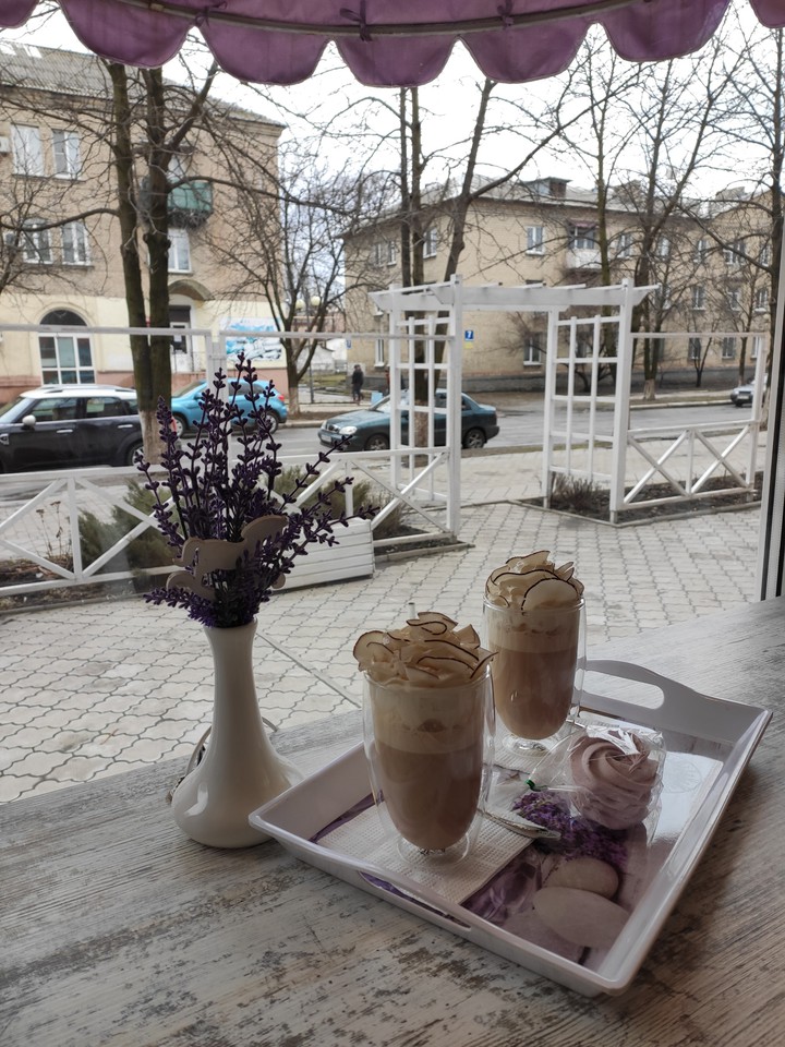 at the coffeeshop