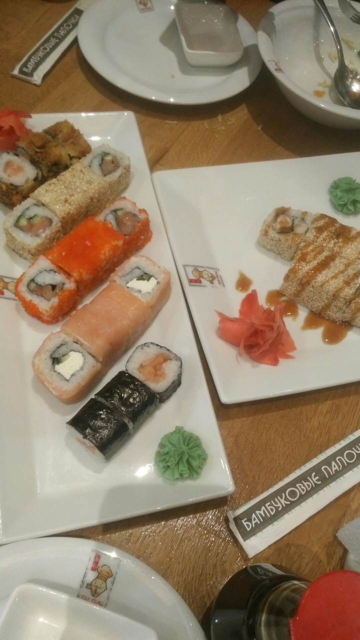 I like sushi.........it is very delicious