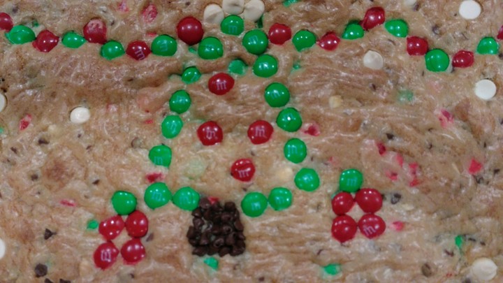 Christmas in cookie dough