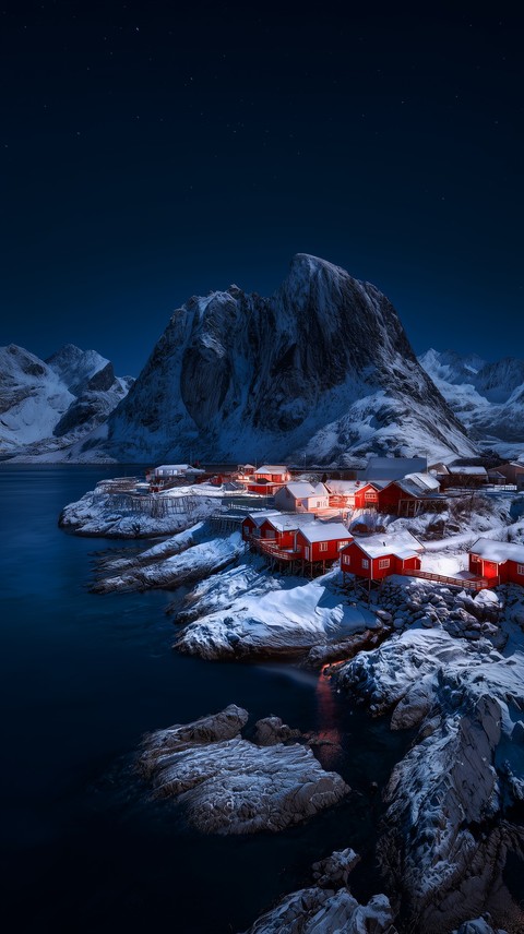 反射, glacier壁纸