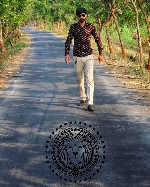 Man - Walking Lion
