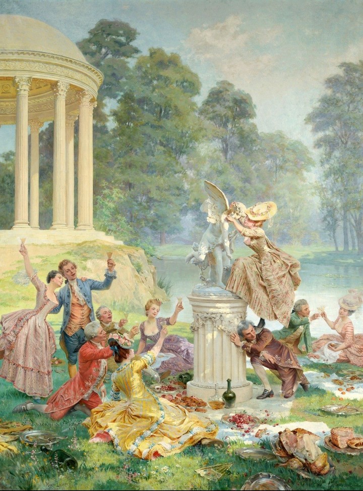 The Temple of Love by Maurice Leloir