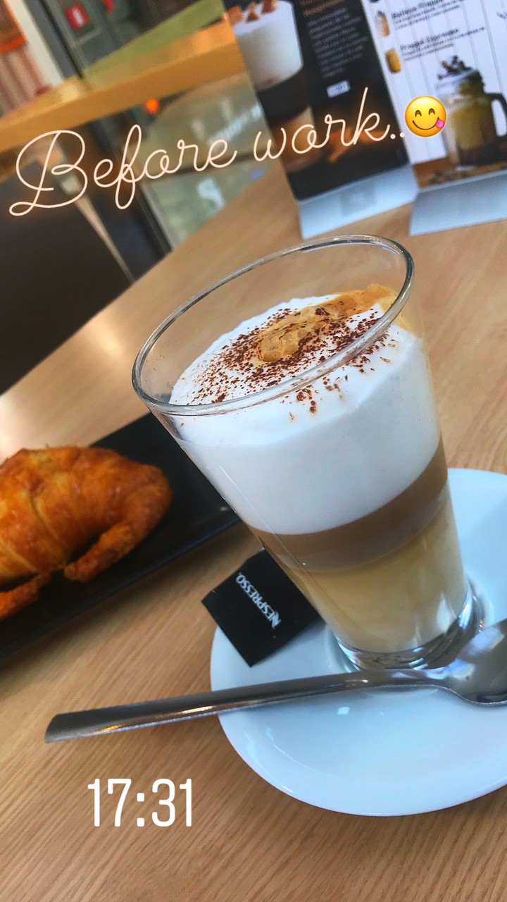 All you need is an Nespresso coffee..