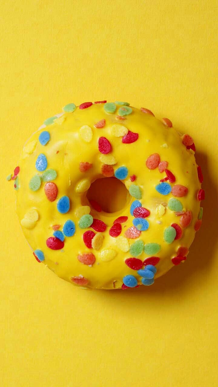 yellow dounut
