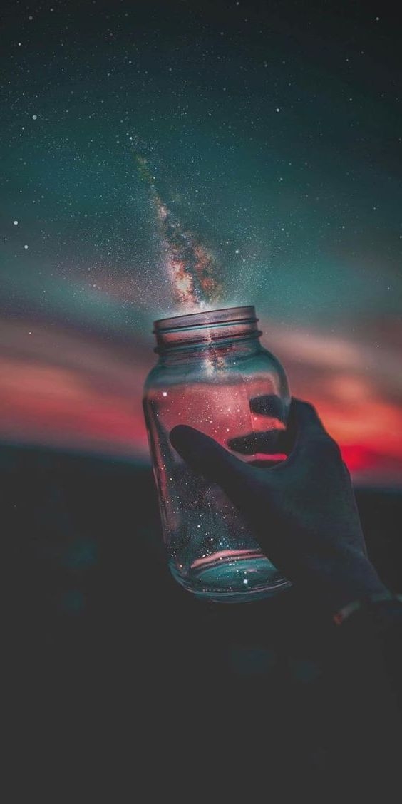 when see your hands it's empty but when close eyes you world