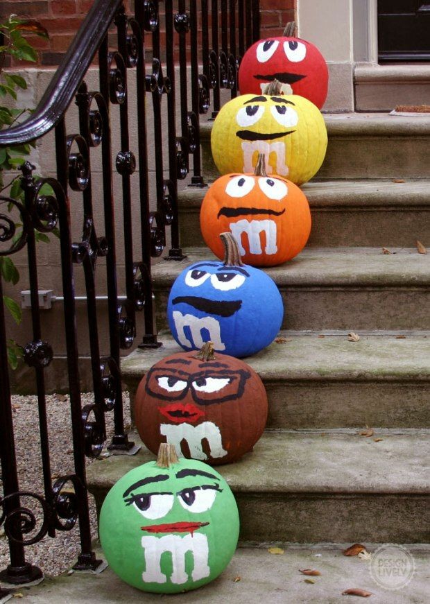 M&M Pumpkins