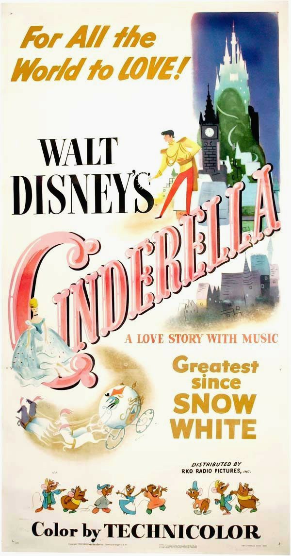 vintage poster - Walt Disney's Cinderella