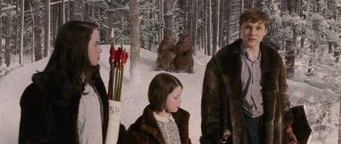 The Pevensies & Mr. & Mrs.Beaver