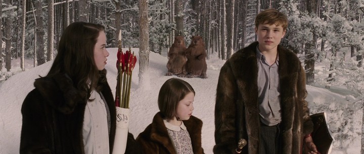 The Pevensies & Mr. & Mrs.Beaver