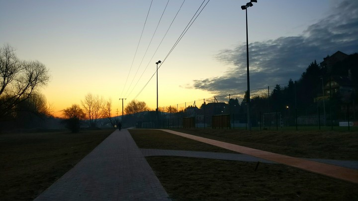 Finaly I see the sun at the morning