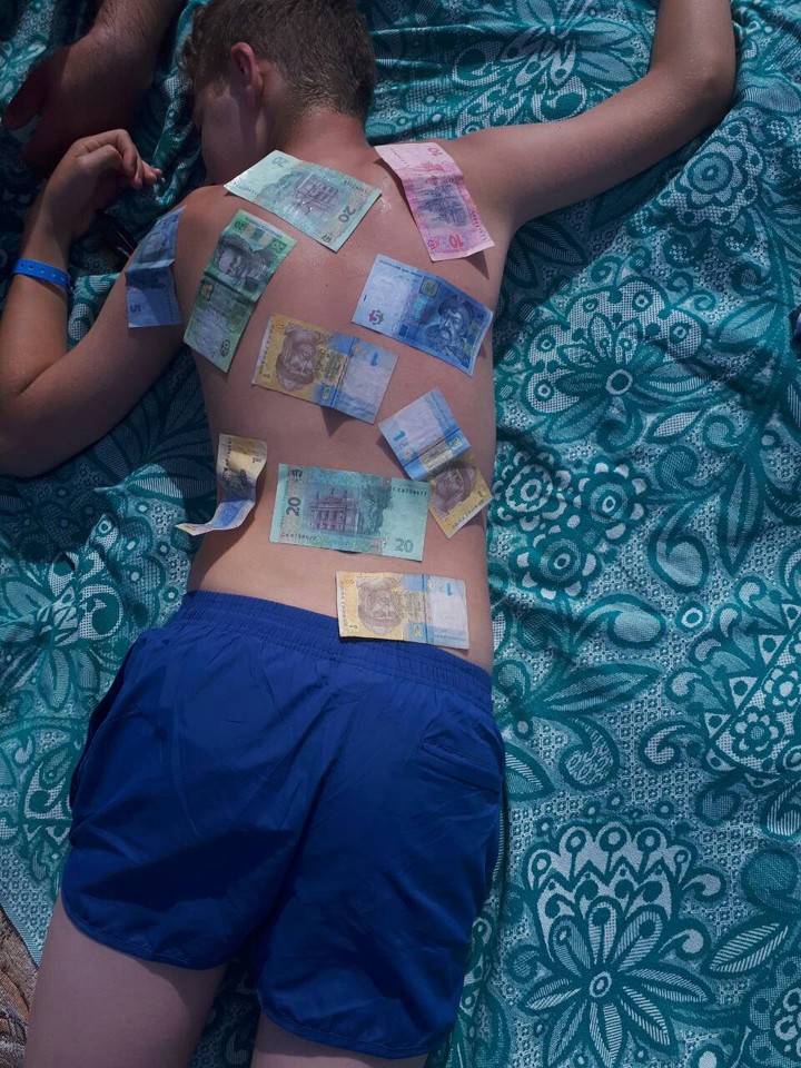 habe geld am meer gefunden