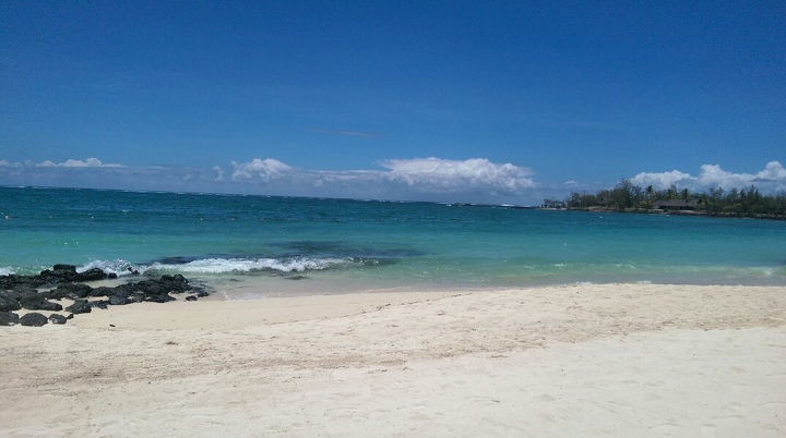 By the beach