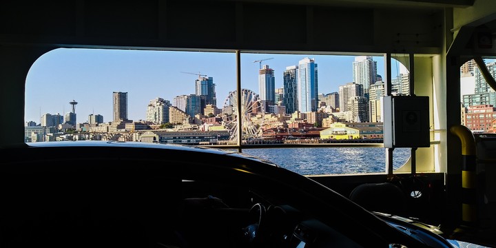 view from ferry