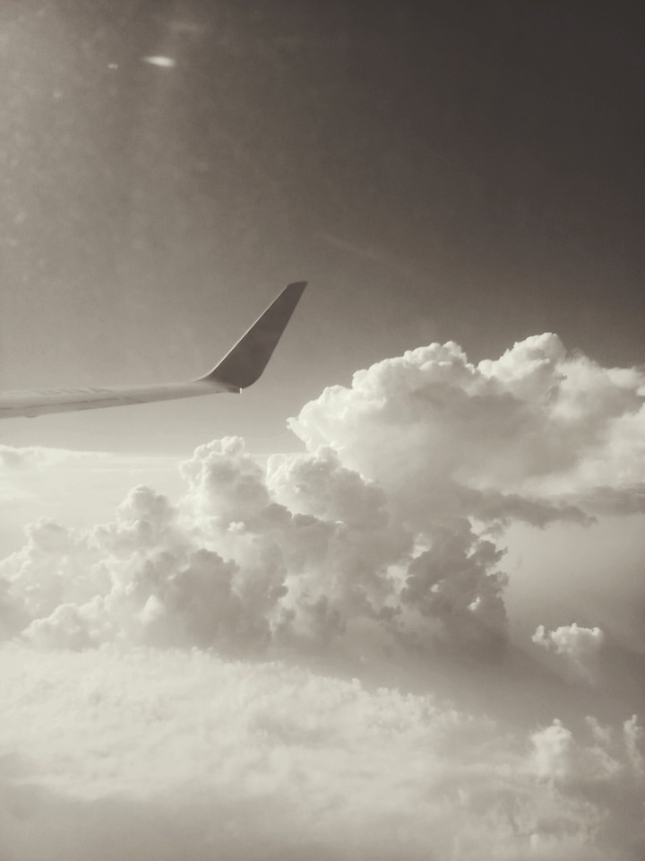 Through the clouds