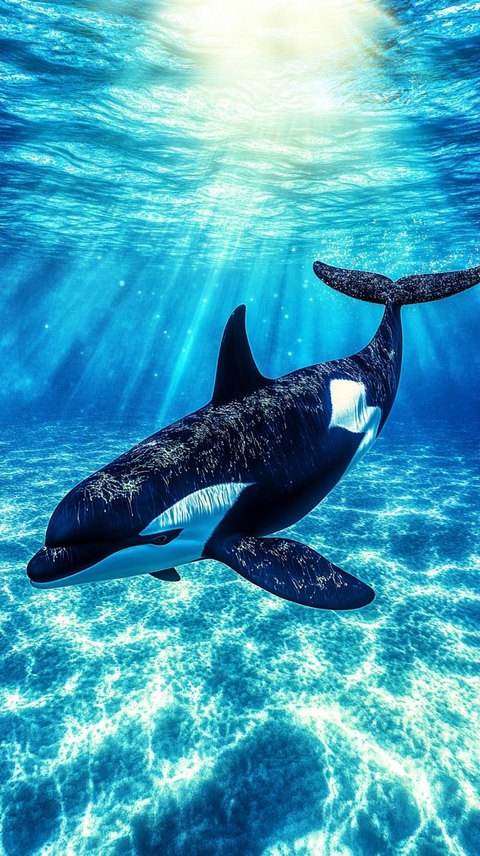 обои Fin, cetaceans