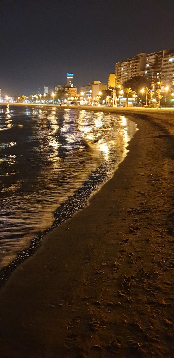sea at night