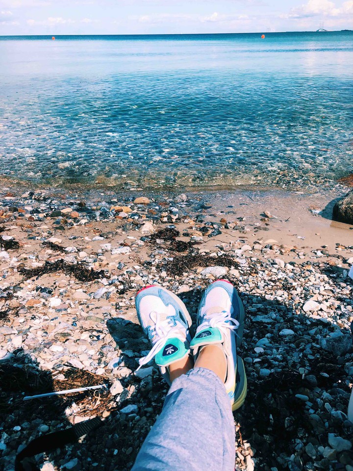 Sitting on the beach ?