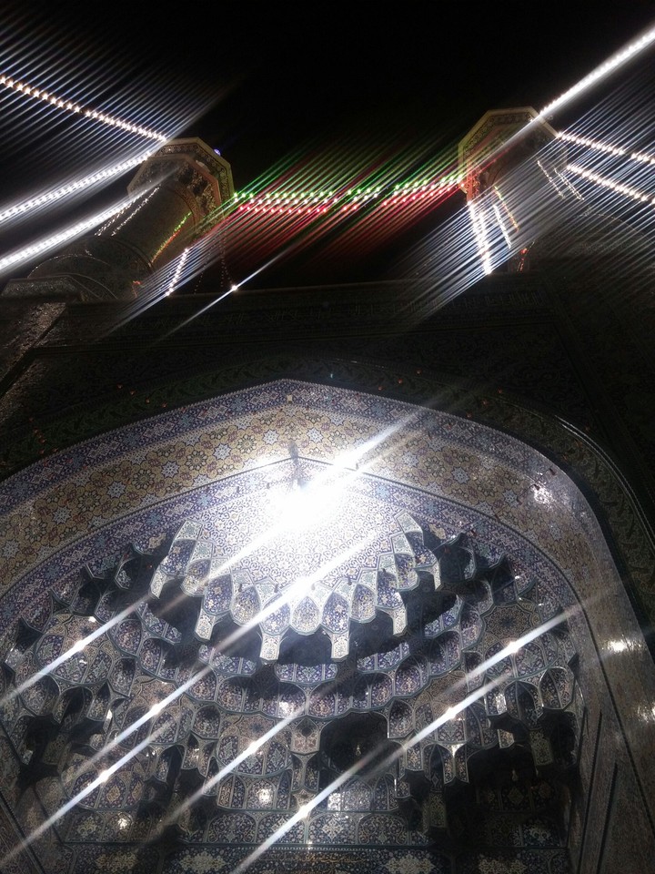 mosque in light