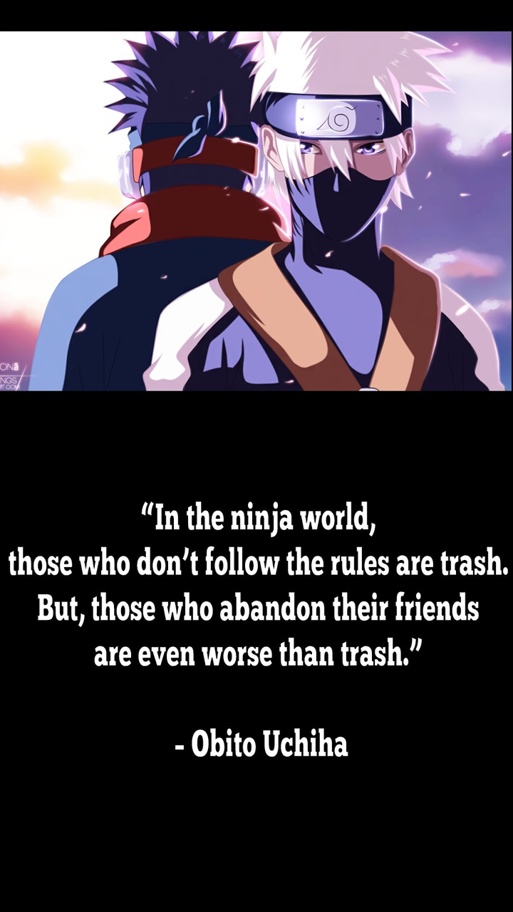 Obito and Kakashi
