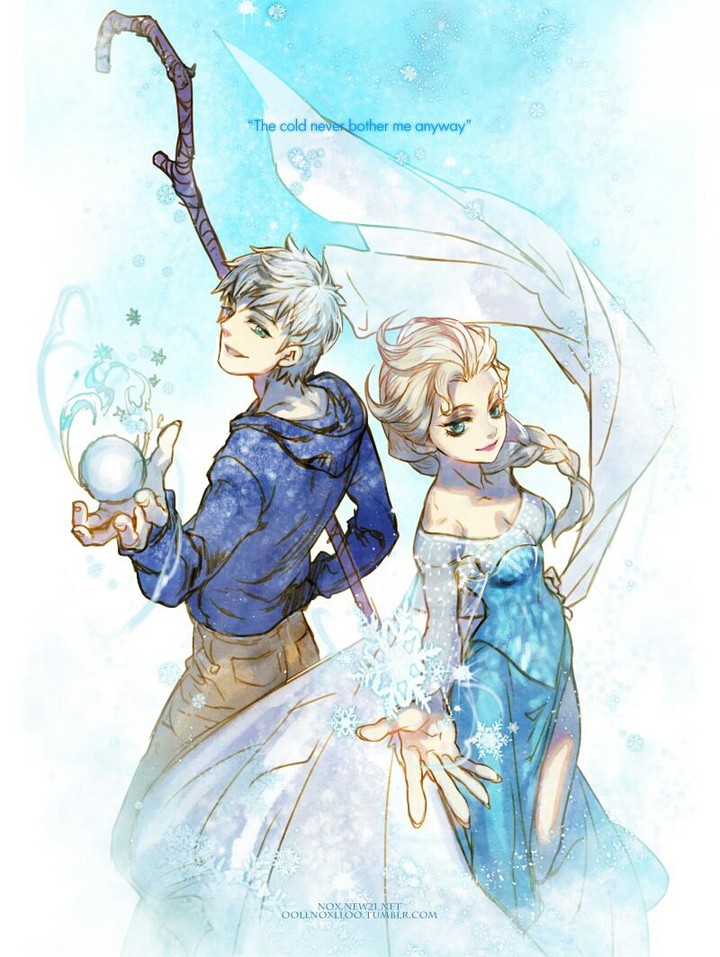 jack frost and Elsa frozen