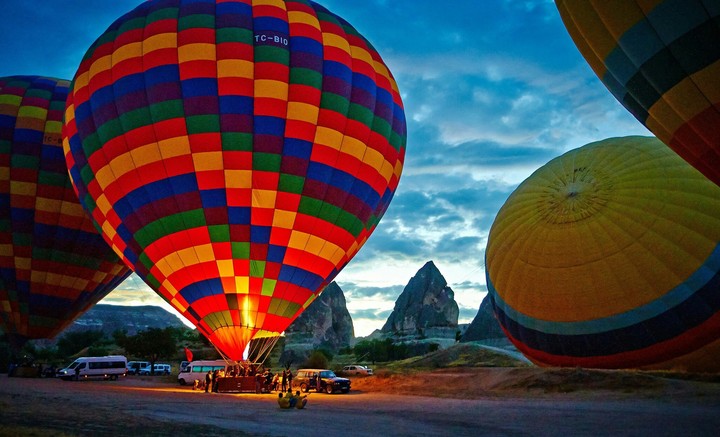 Not a normal hot air balloon that you see