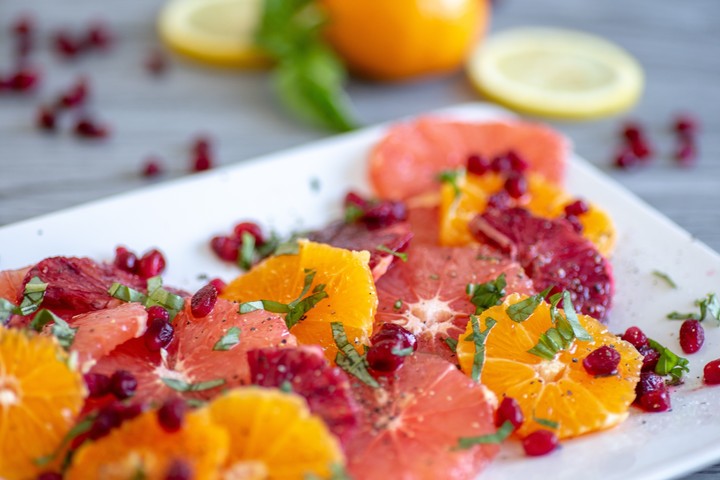 sliced oranges