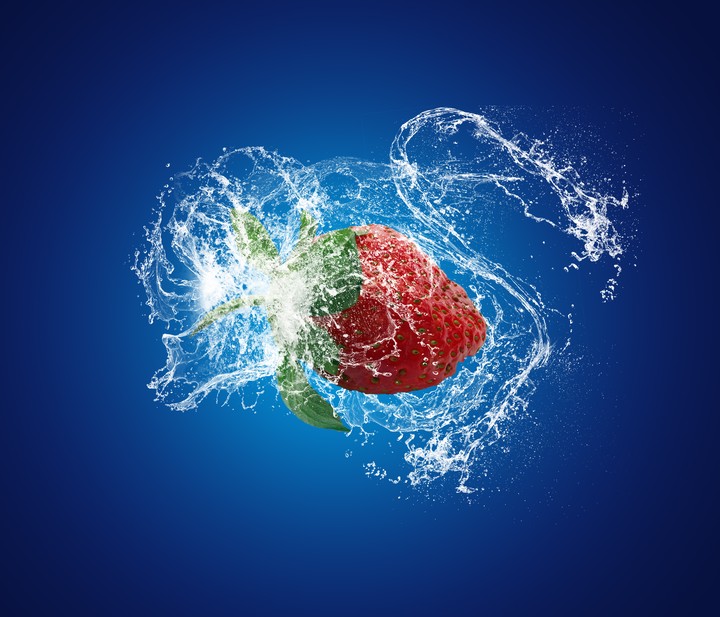Strawberries Splashes Splash