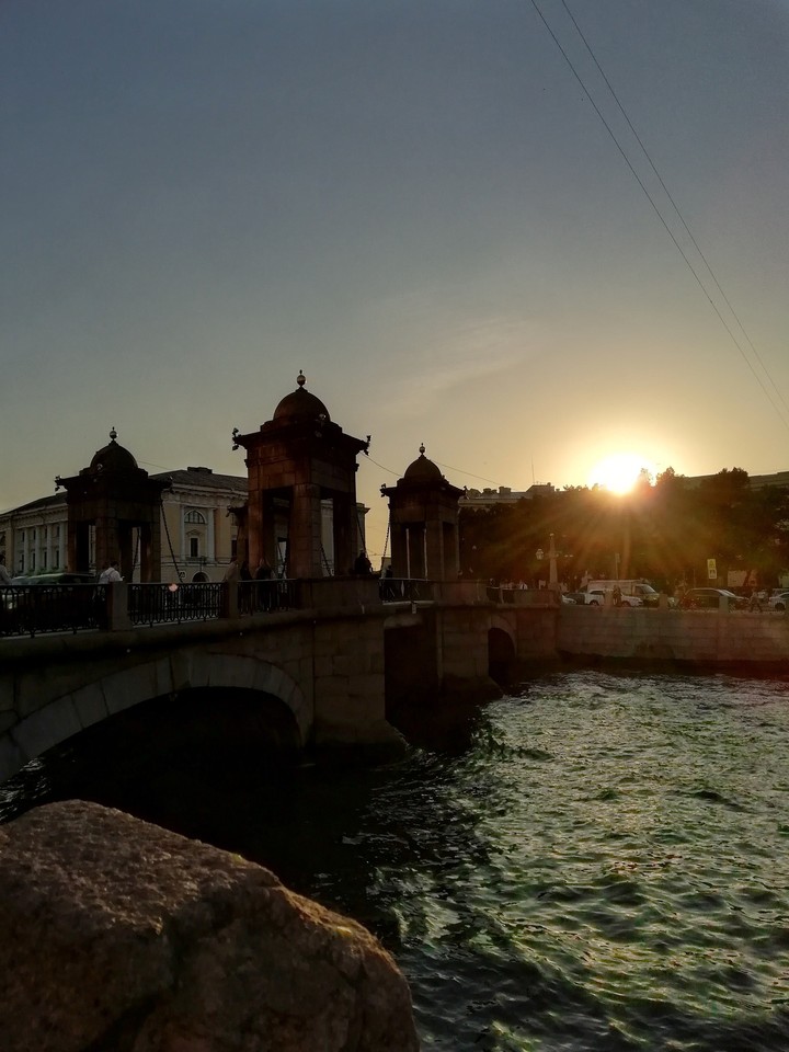 The bridge in St. Petersburg