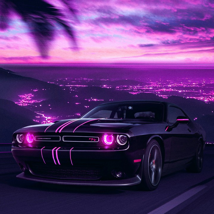 Neon Mustang ❤️