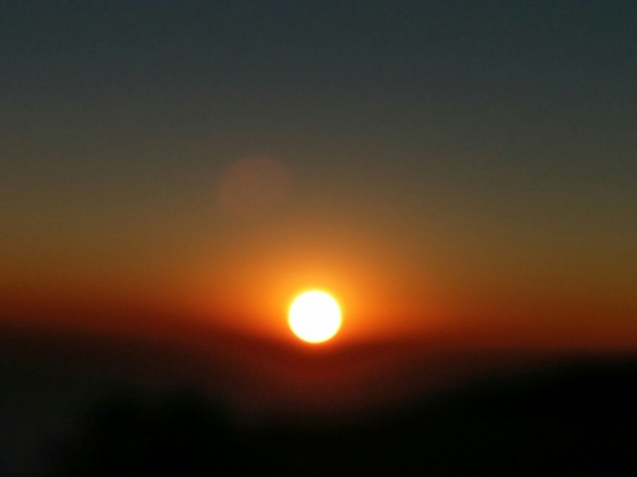 Sunrise in darjeeling