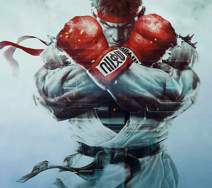 Street Fighter's Ryu Digital Illustration