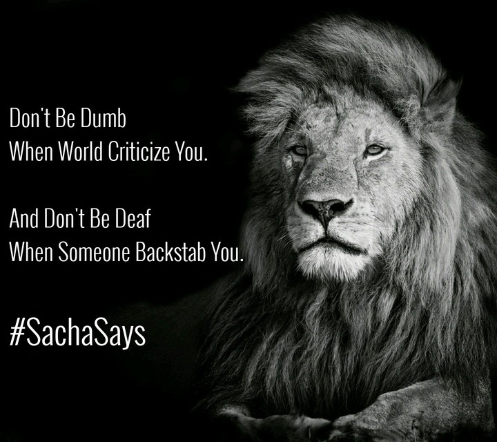 Be A Lion