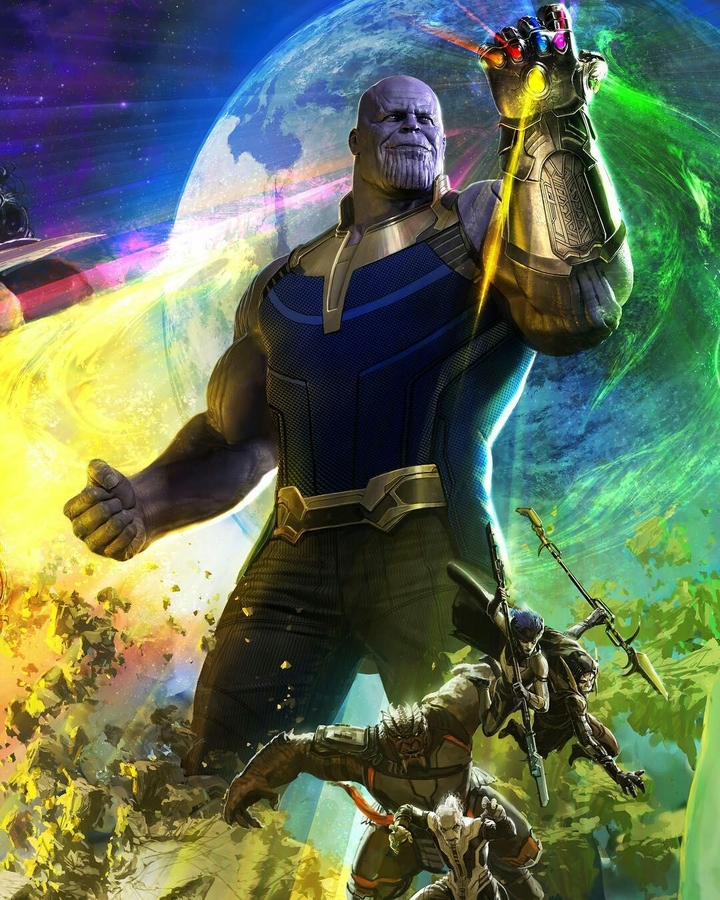 Thanos And His Children The Black Order