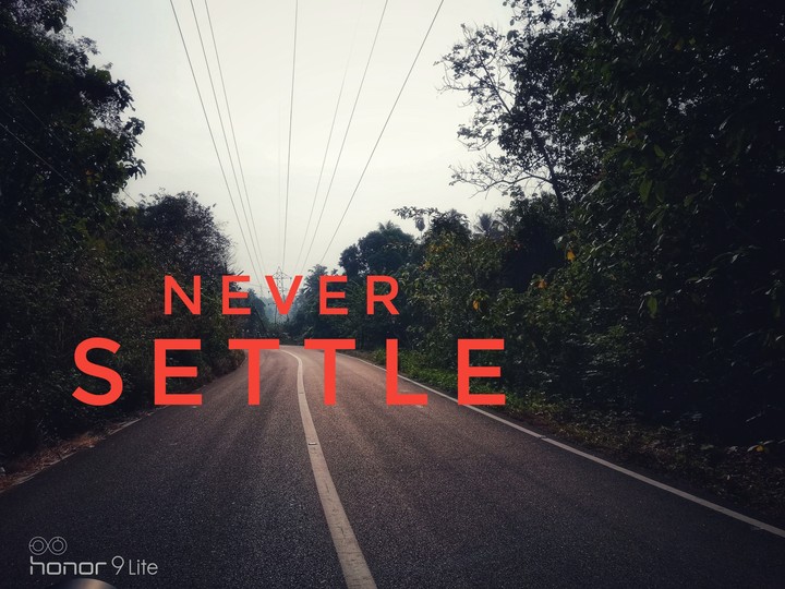 Never Settle