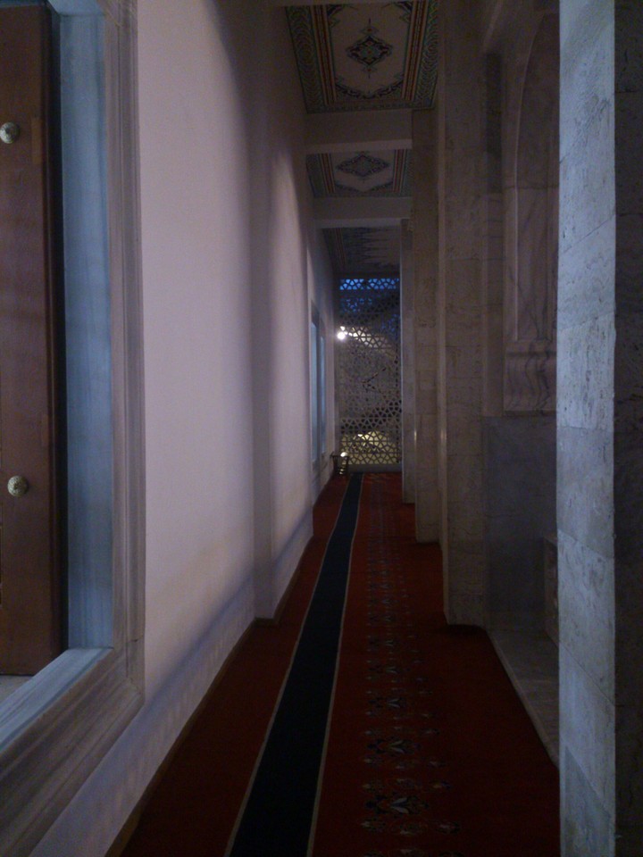 a section of building - hall