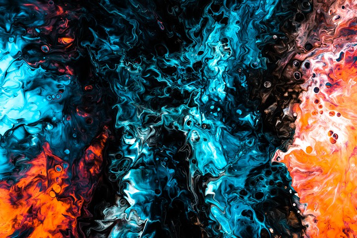 Blue & Red