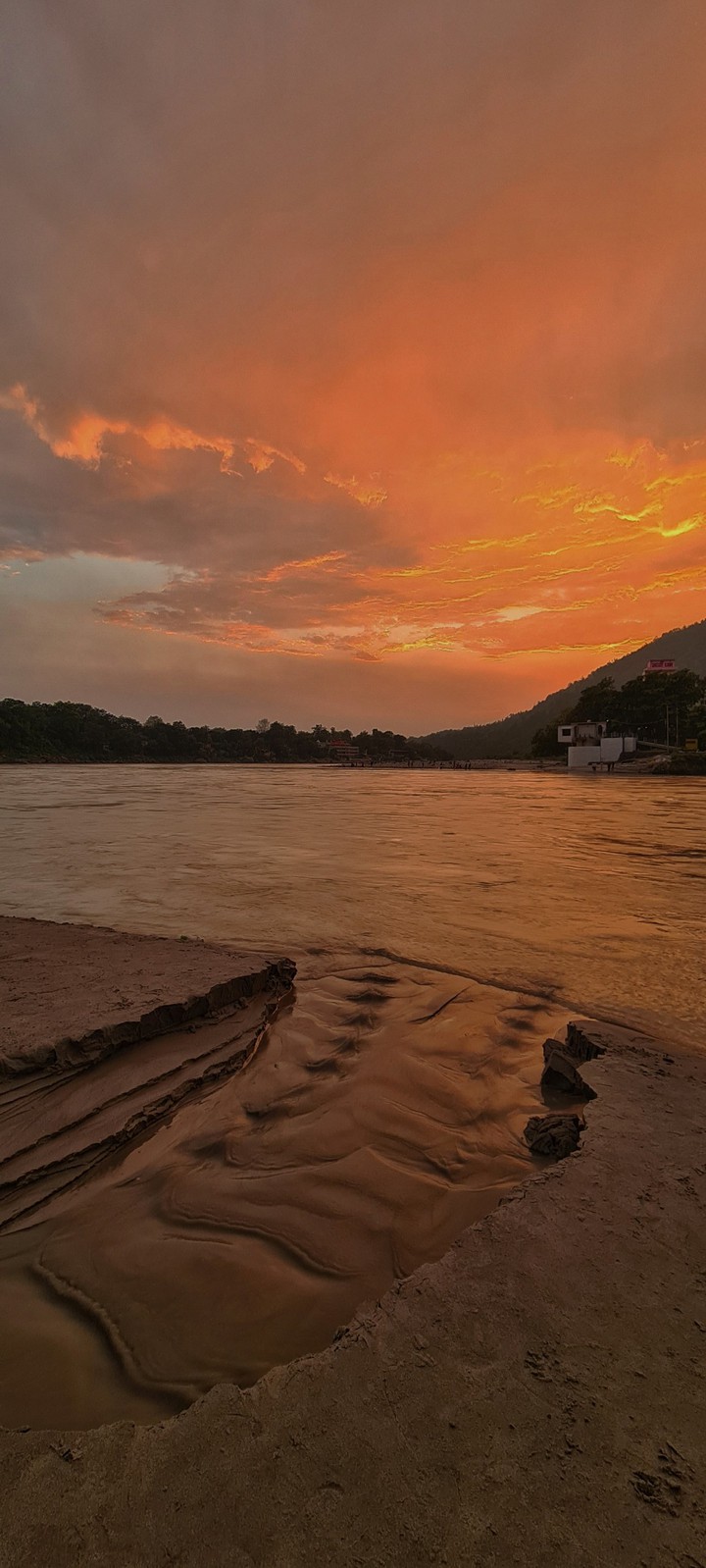 Ganga River sunset Rishikesh
