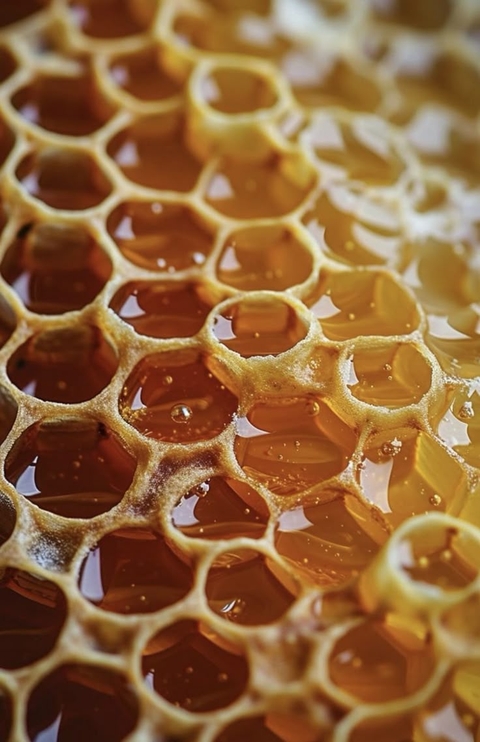 רקעים Close-up, honeycomb