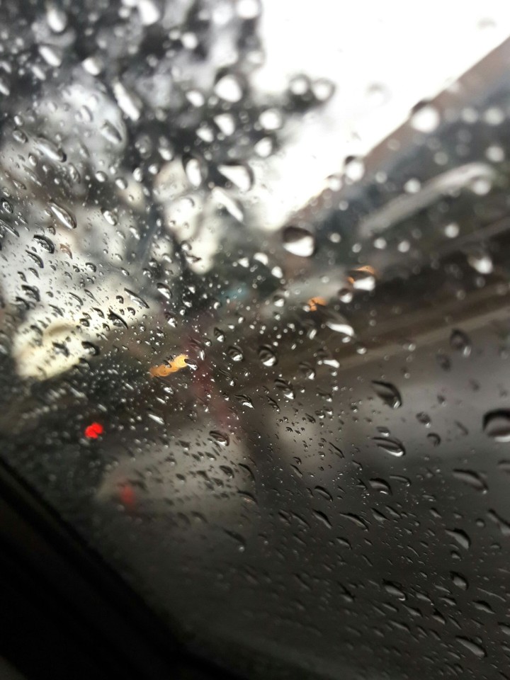 drops on glass