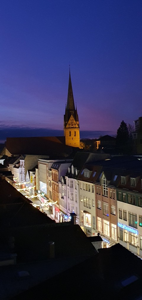 Sonnenaufgang über Flensburg
