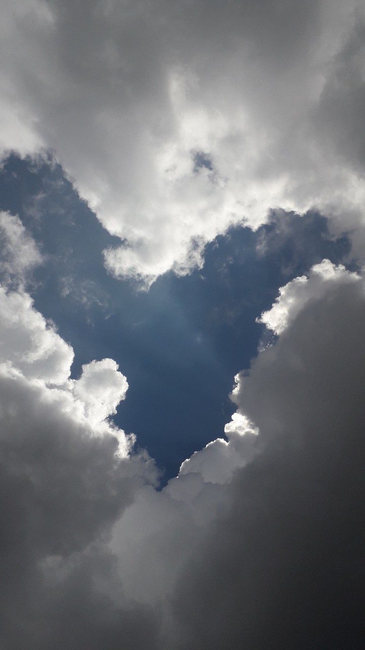 cloudy with a chance of rain..
