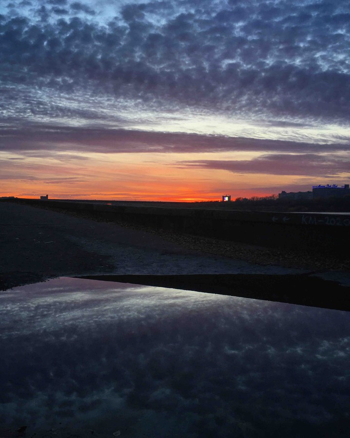 Sunset sky
