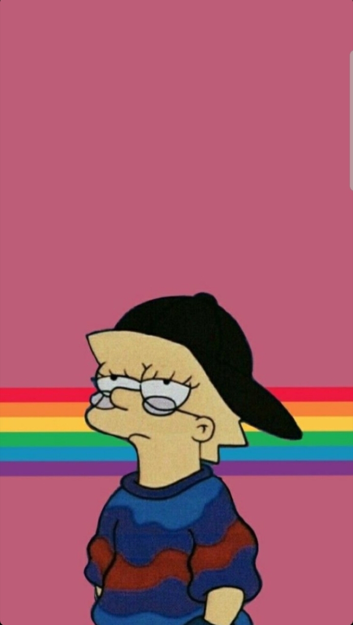 LGBT, Lisa Simpson, Die Simpsons, Rainbow, Regenbogen